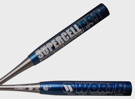 Worth Supercell Est 14&quot; Dual Stamp Slowpitch Bat