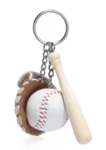 Keychain Ball/Bat/Glove