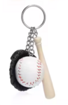 Keychain Ball/Bat/Glove