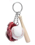 Keychain Ball/Bat/Glove